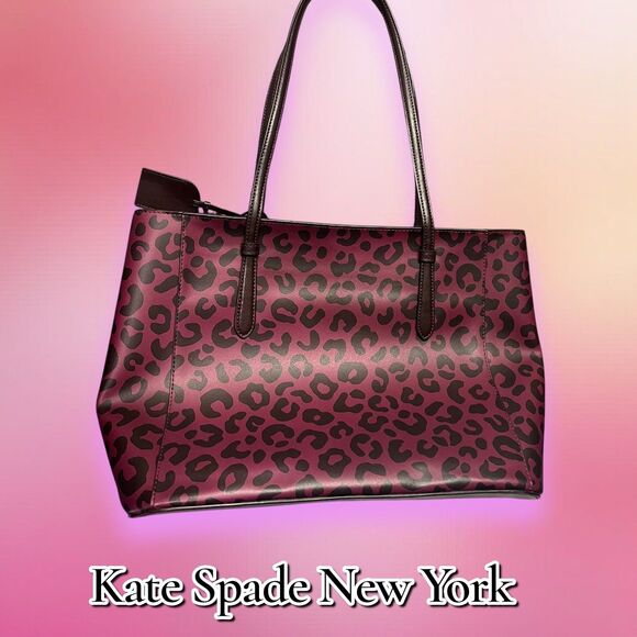 Kate Spade New York Leopard Print Tote Bag – Preowned Excellent Condition - Picture 9 of 11
